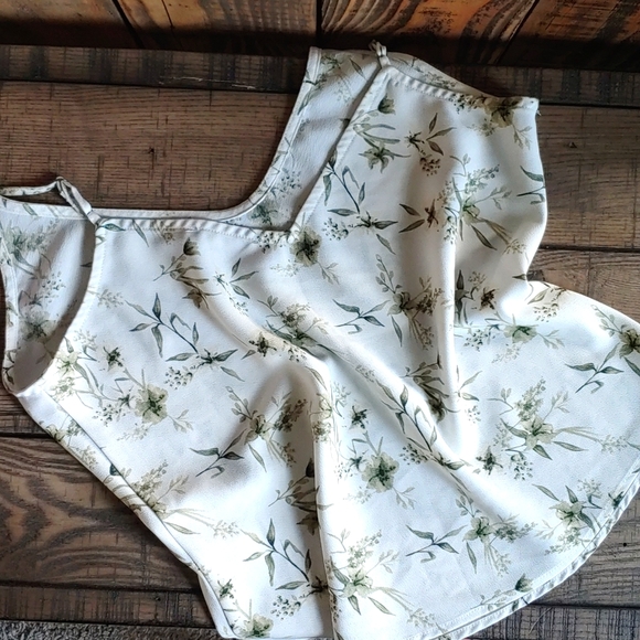 Abercrombie & Fitch Green Floral Tank - Picture 5 of 6